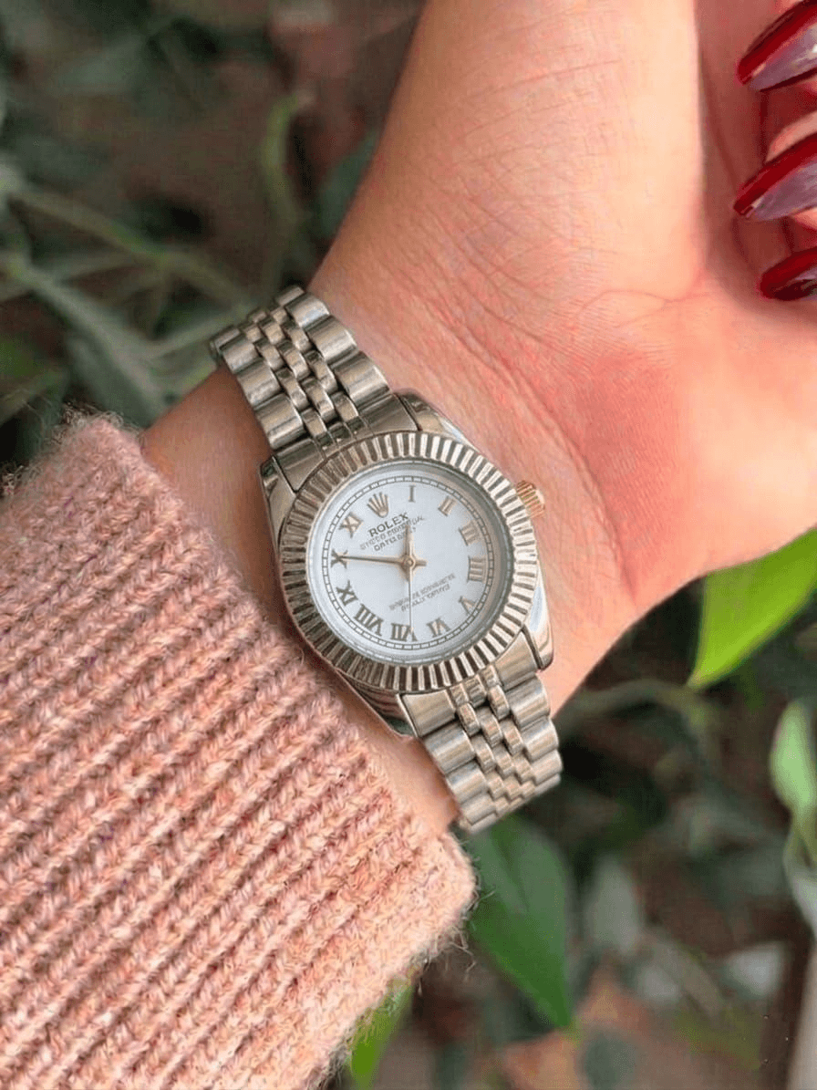 Rolex-Style Two-Tone Luxury Watch