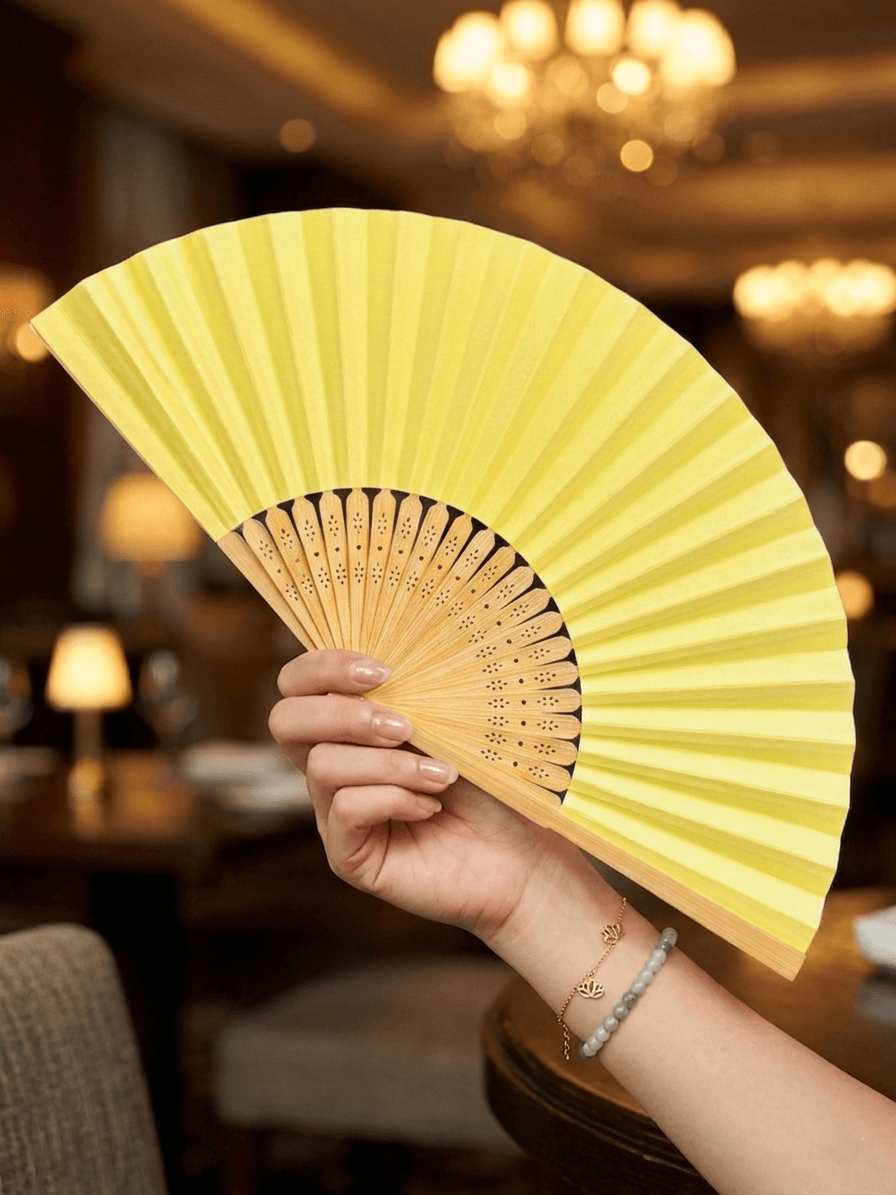 Hand Fan Rose Gold